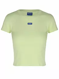 HUGO | T-Shirt Cropped Fit | hellgrün