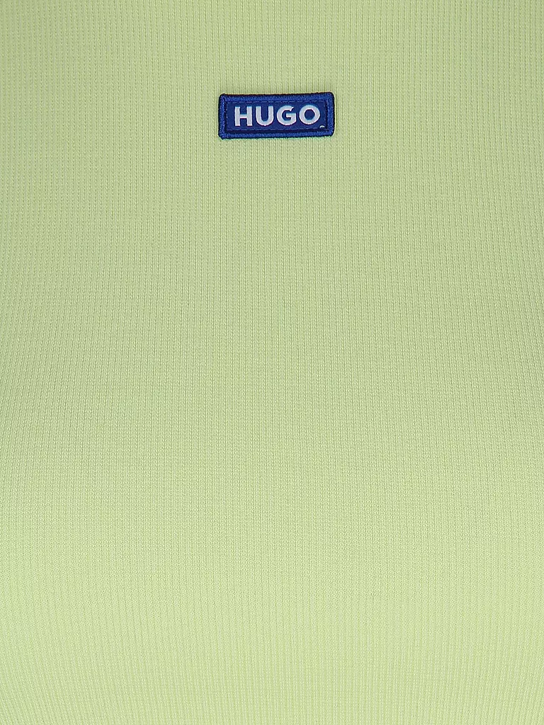 HUGO | T-Shirt Cropped Fit | hellgrün