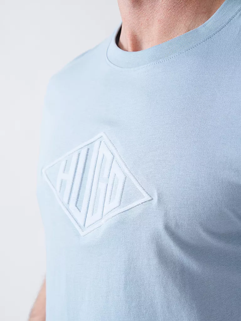 HUGO | T-Shirt DALENDI | hellblau