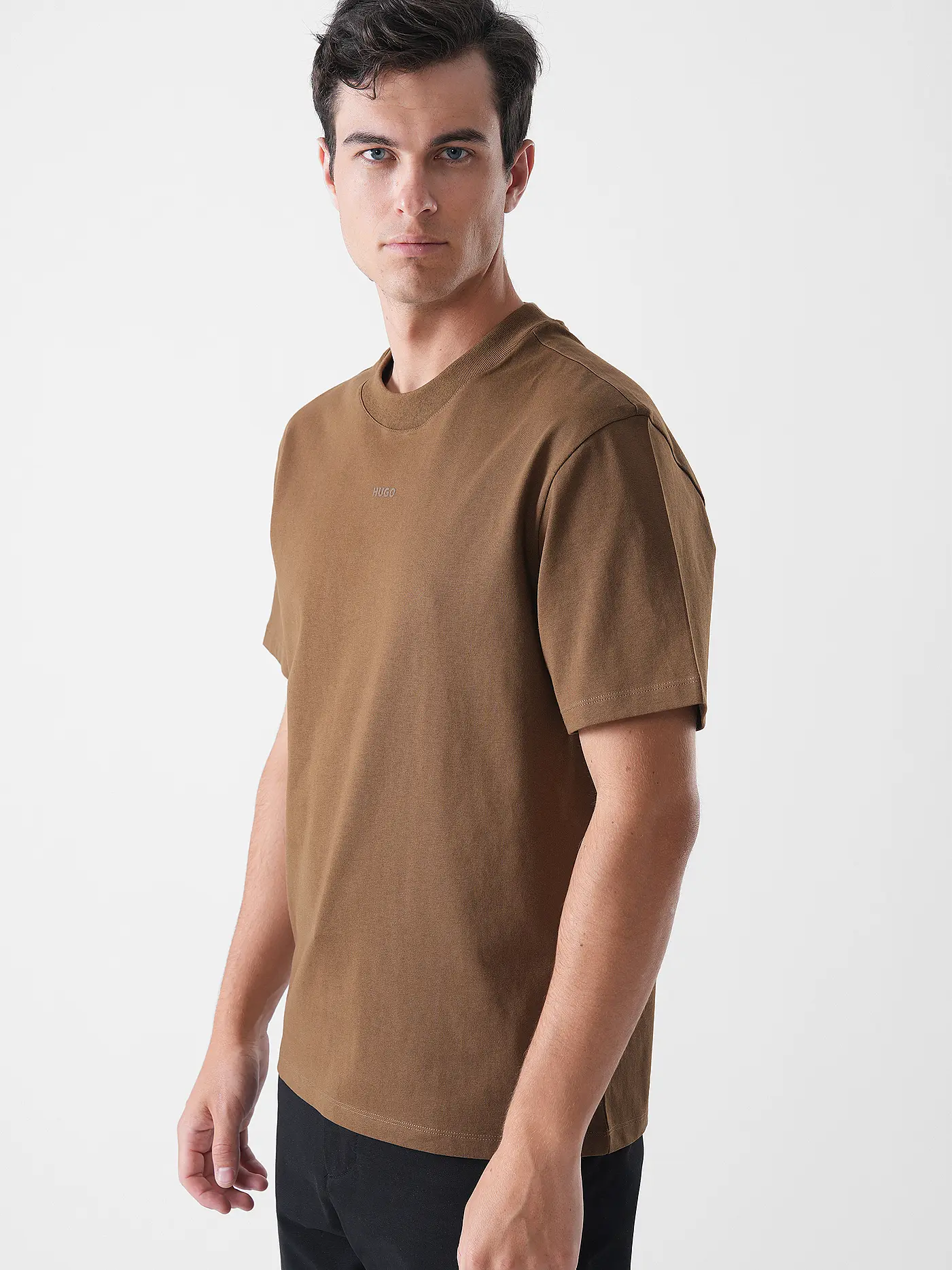 HUGO | T-Shirt DAPOLINO | braun