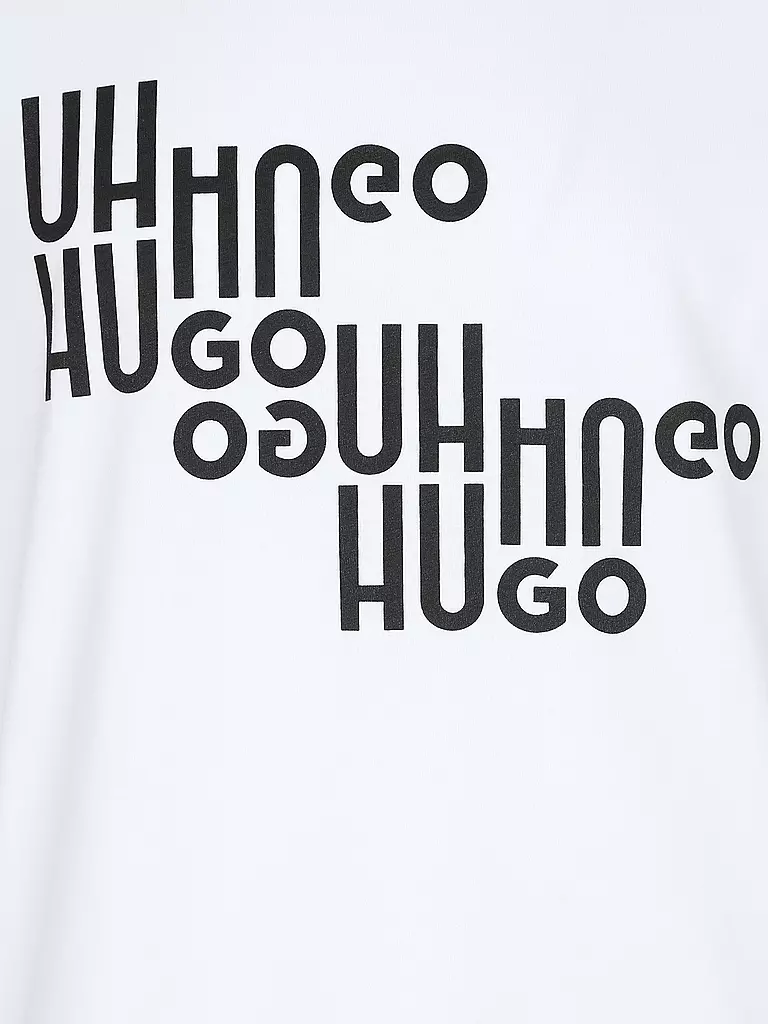 HUGO | T-Shirt DAVALON | weiss