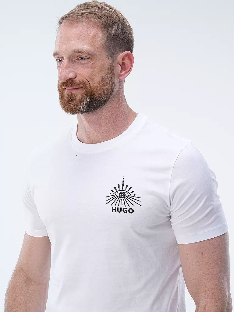 HUGO | T-Shirt DEDICO | weiss