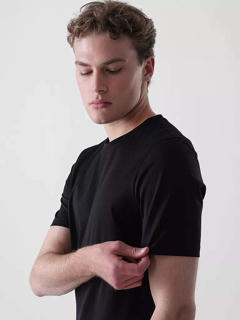 HUGO | T-Shirt DIMERSTEE | schwarz