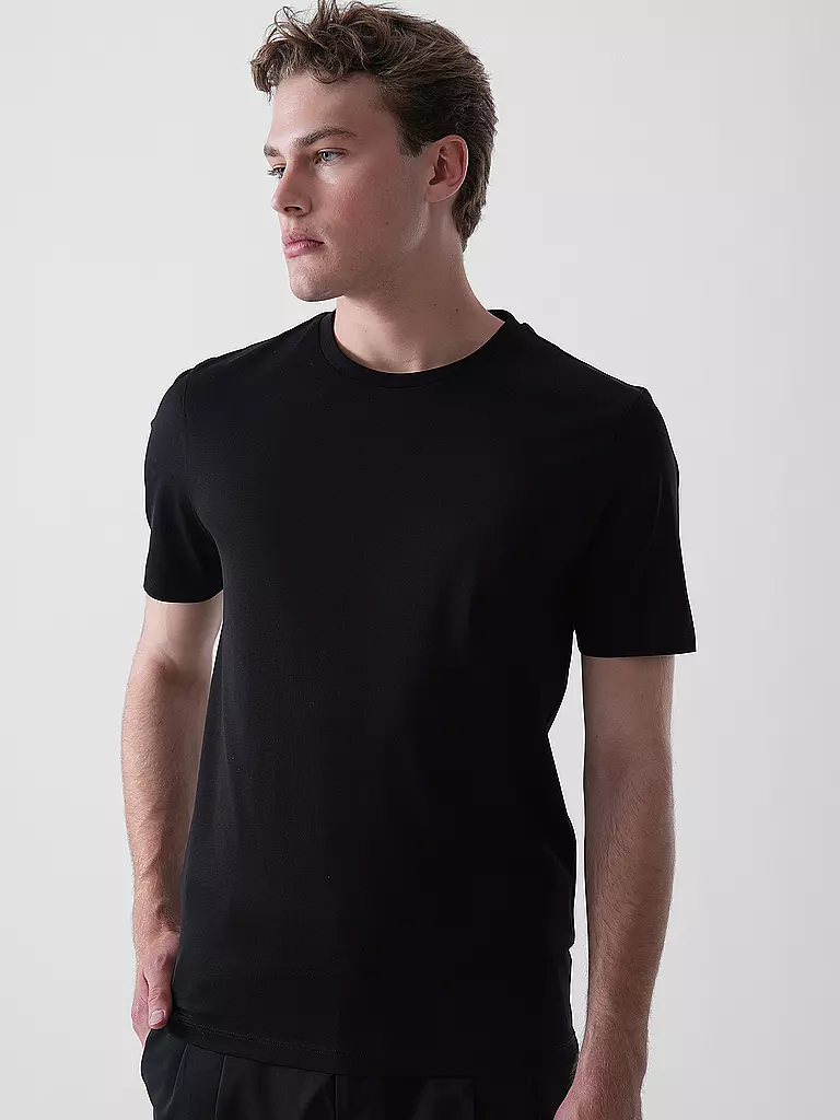 HUGO | T-Shirt DIMERSTEE | schwarz
