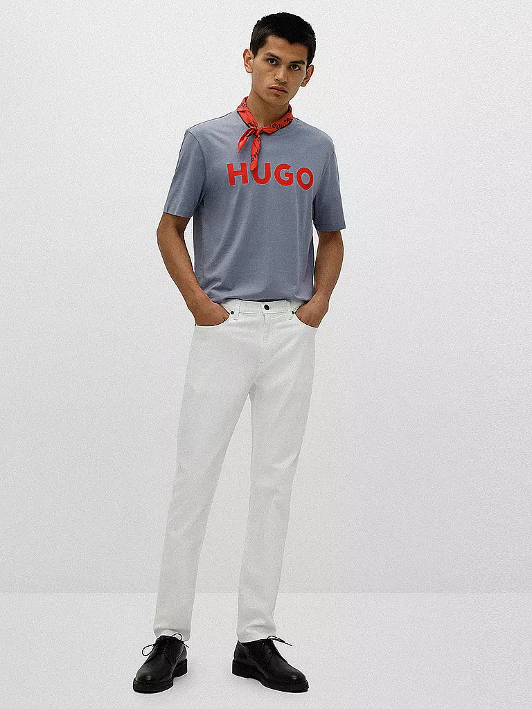 HUGO | T-Shirt DULIVIO | hellgrau