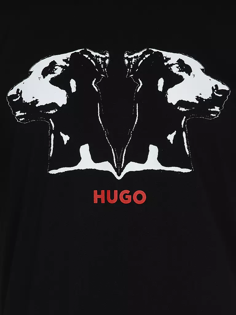 HUGO | T-Shirt DULIVIO | schwarz