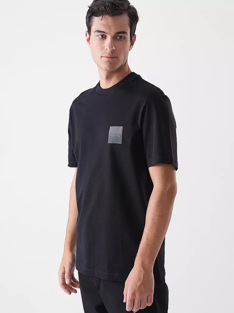 HUGO | T-Shirt DUSPLITO | schwarz