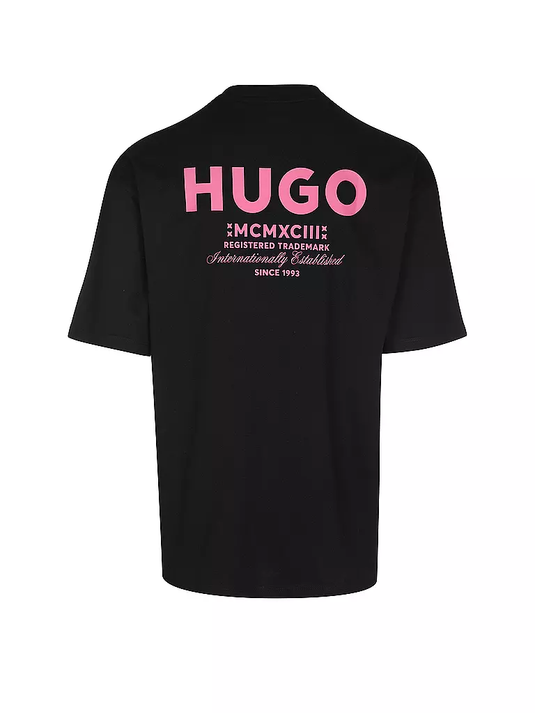 HUGO | T-Shirt NALONO | schwarz