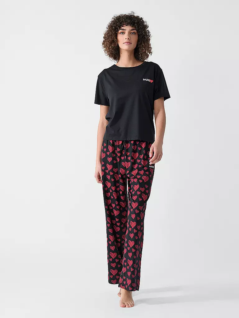 HUGO | T-Shirt NIKKA | schwarz