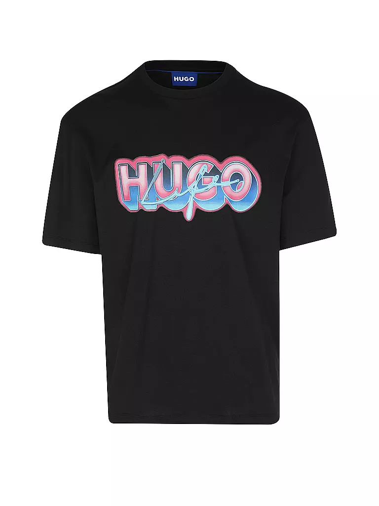 HUGO | T-Shirt NILLUMI | schwarz