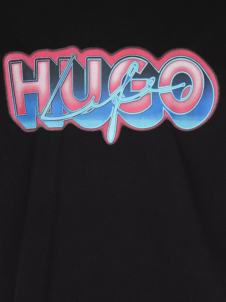 HUGO | T-Shirt NILLUMI | schwarz