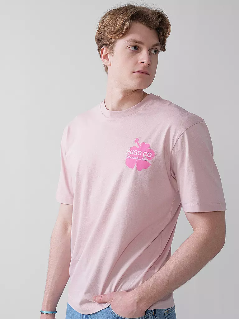 HUGO | T-Shirt NODIWOP | rosa