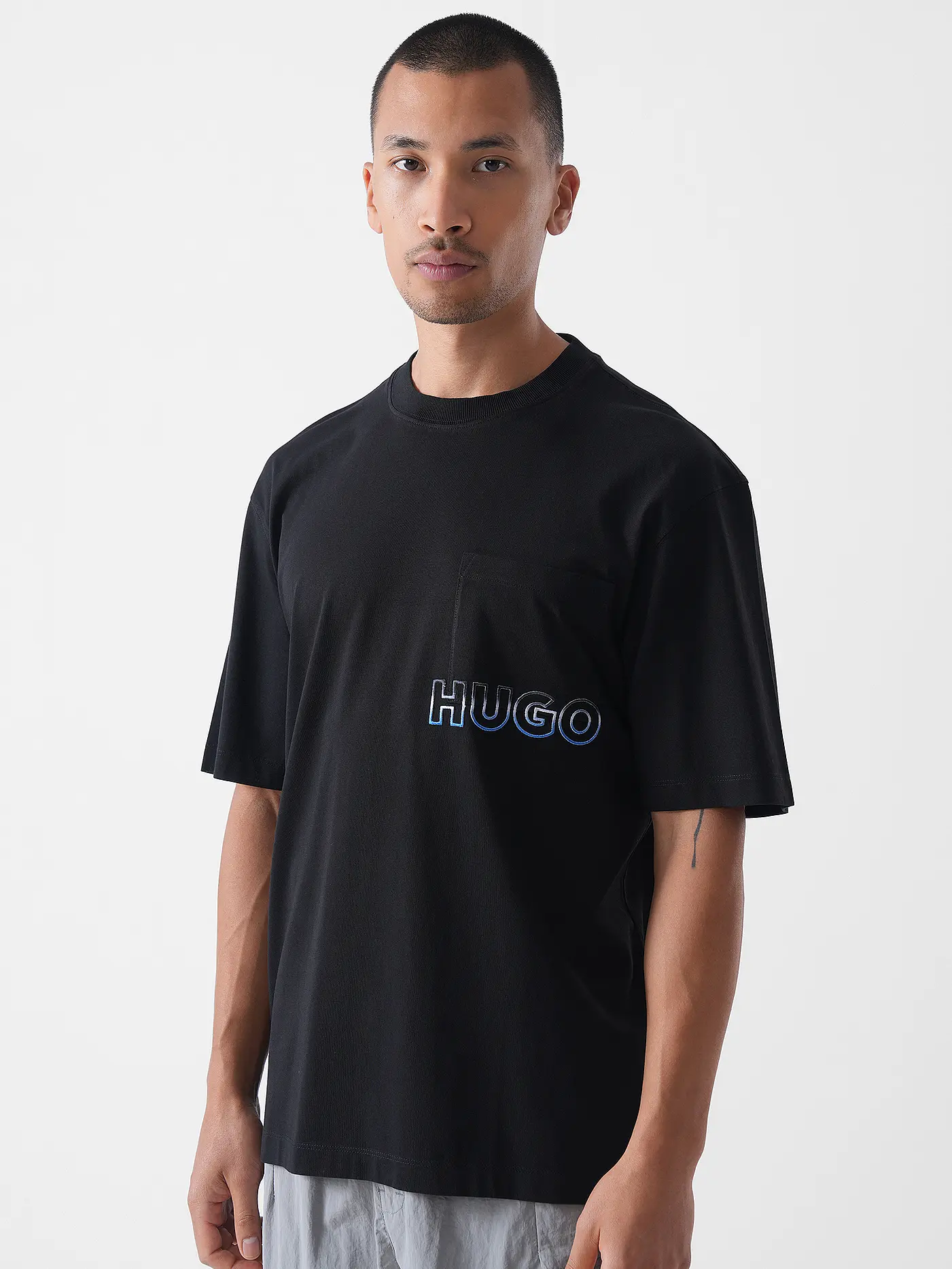 HUGO | T-Shirt NOGOSTE | schwarz