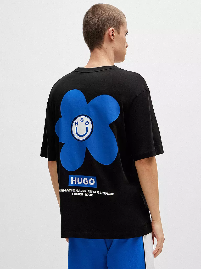 HUGO | T-Shirt NORETTO | schwarz