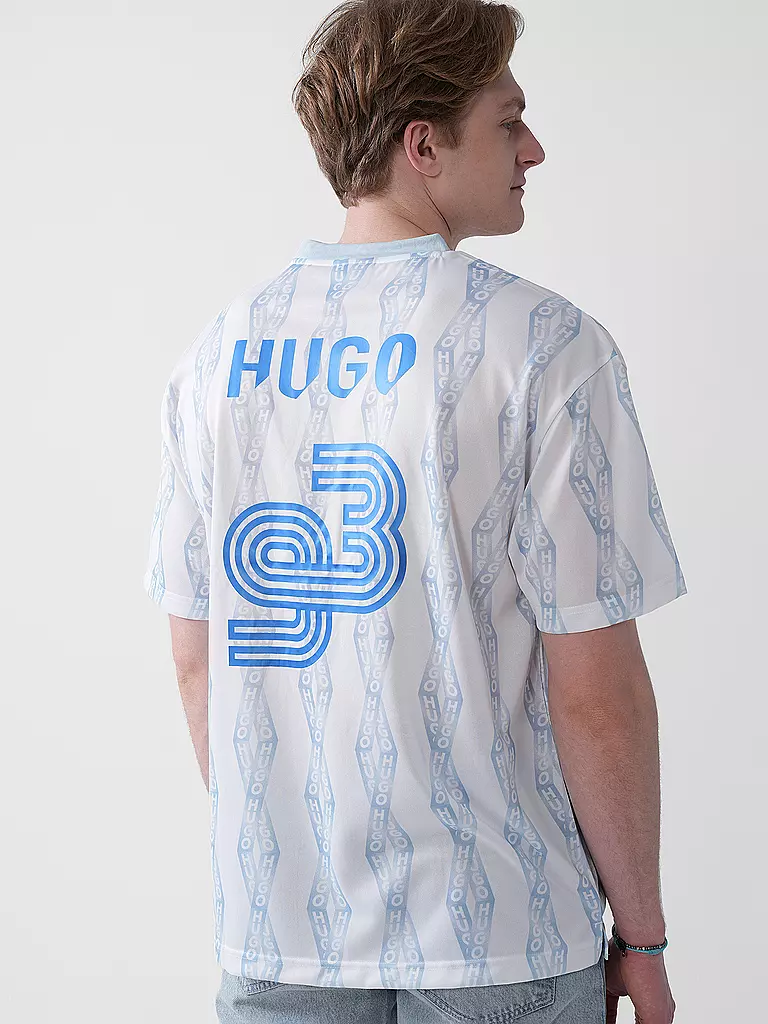 HUGO | T-Shirt NOTBAL  | weiss