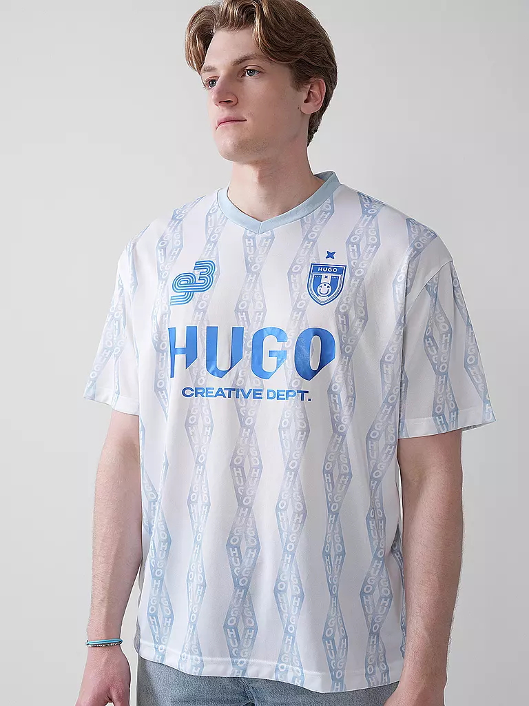 HUGO | T-Shirt NOTBAL | weiss