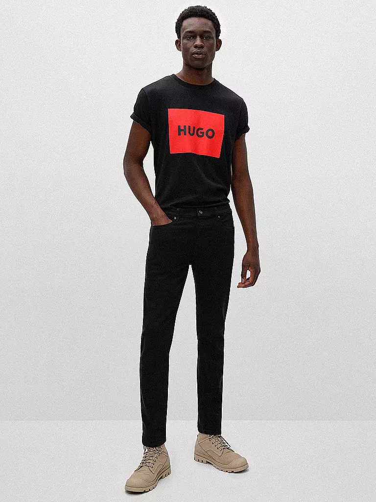 HUGO | T-Shirt Regular Fit DULIVE 222 | schwarz