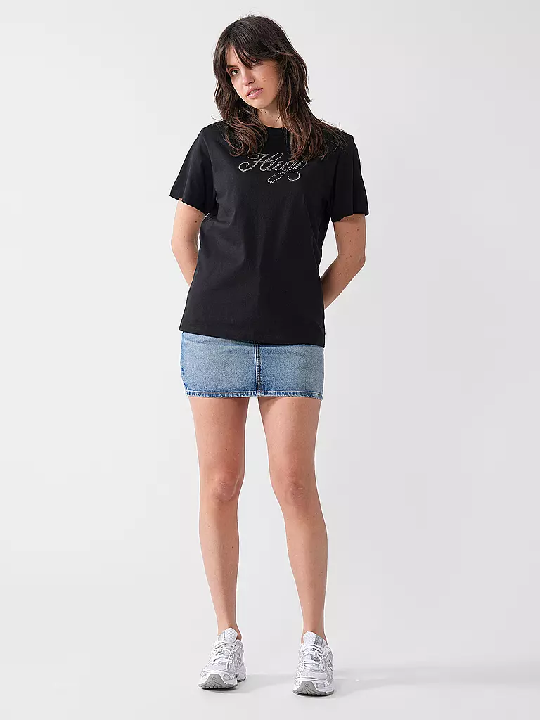 HUGO | T-Shirt VINTAGE | schwarz