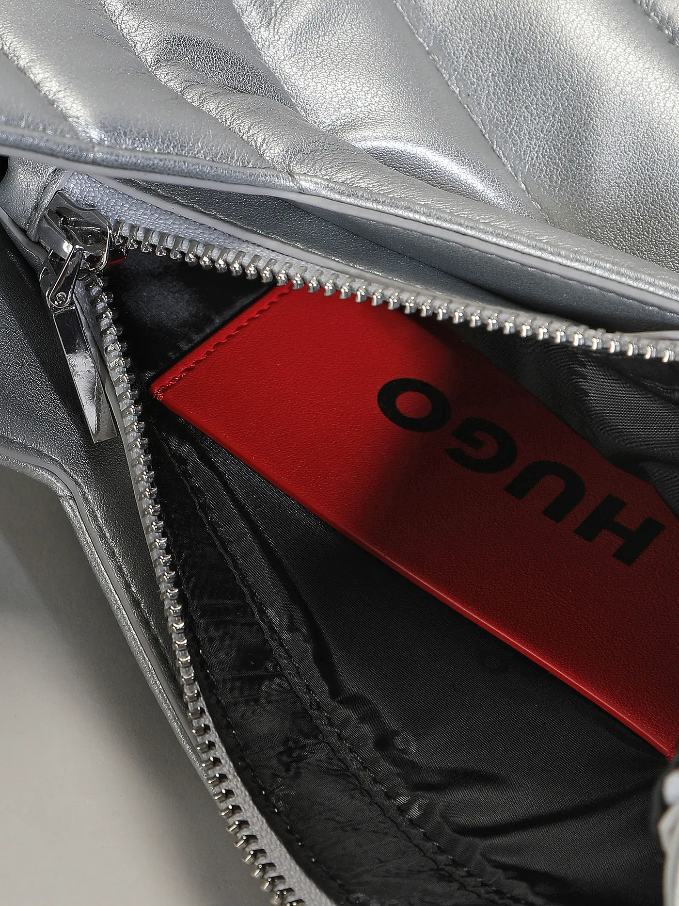 HUGO | Tasche - Henkeltasche  MEL | silber