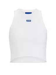 HUGO | Top Cropped Fit  | weiss
