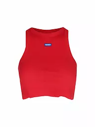 HUGO | Top Cropped Fit  | rot