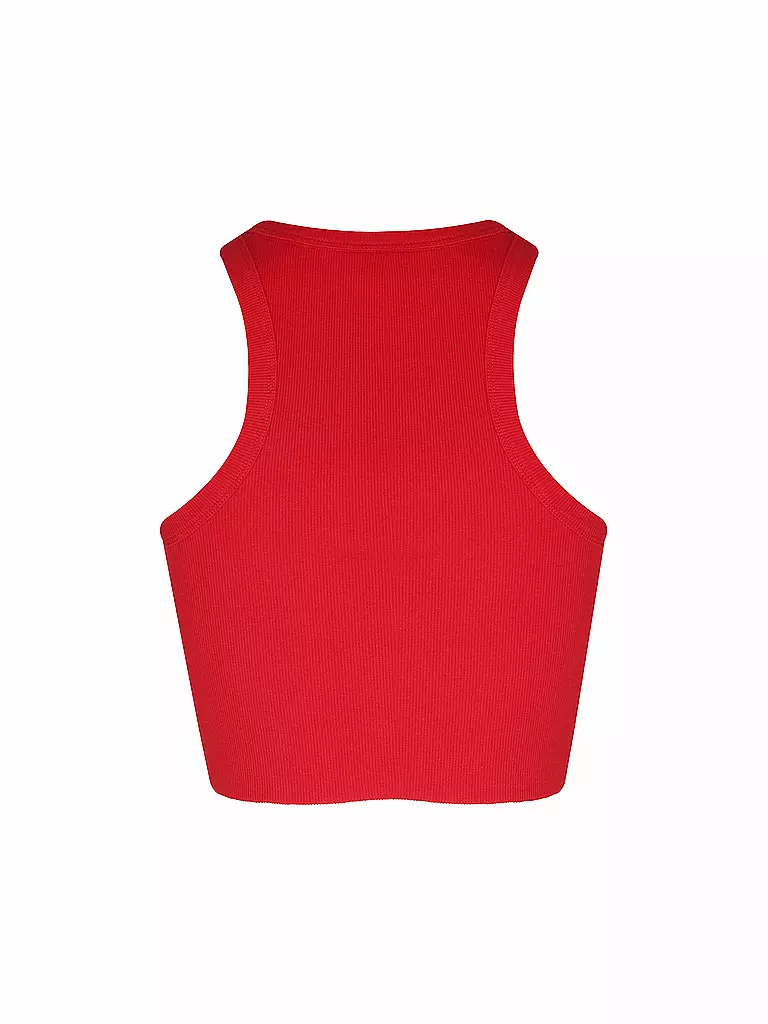 HUGO | Top Cropped Fit  | rot