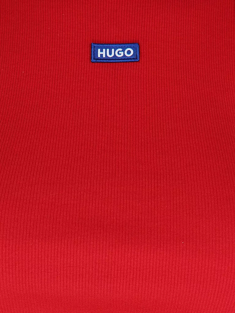 HUGO | Top Cropped Fit  | rot