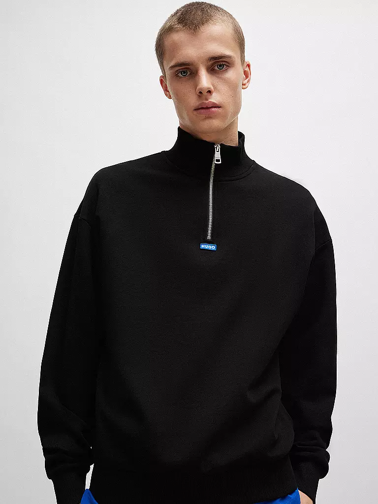 HUGO | Troyer Sweater NEELER | schwarz