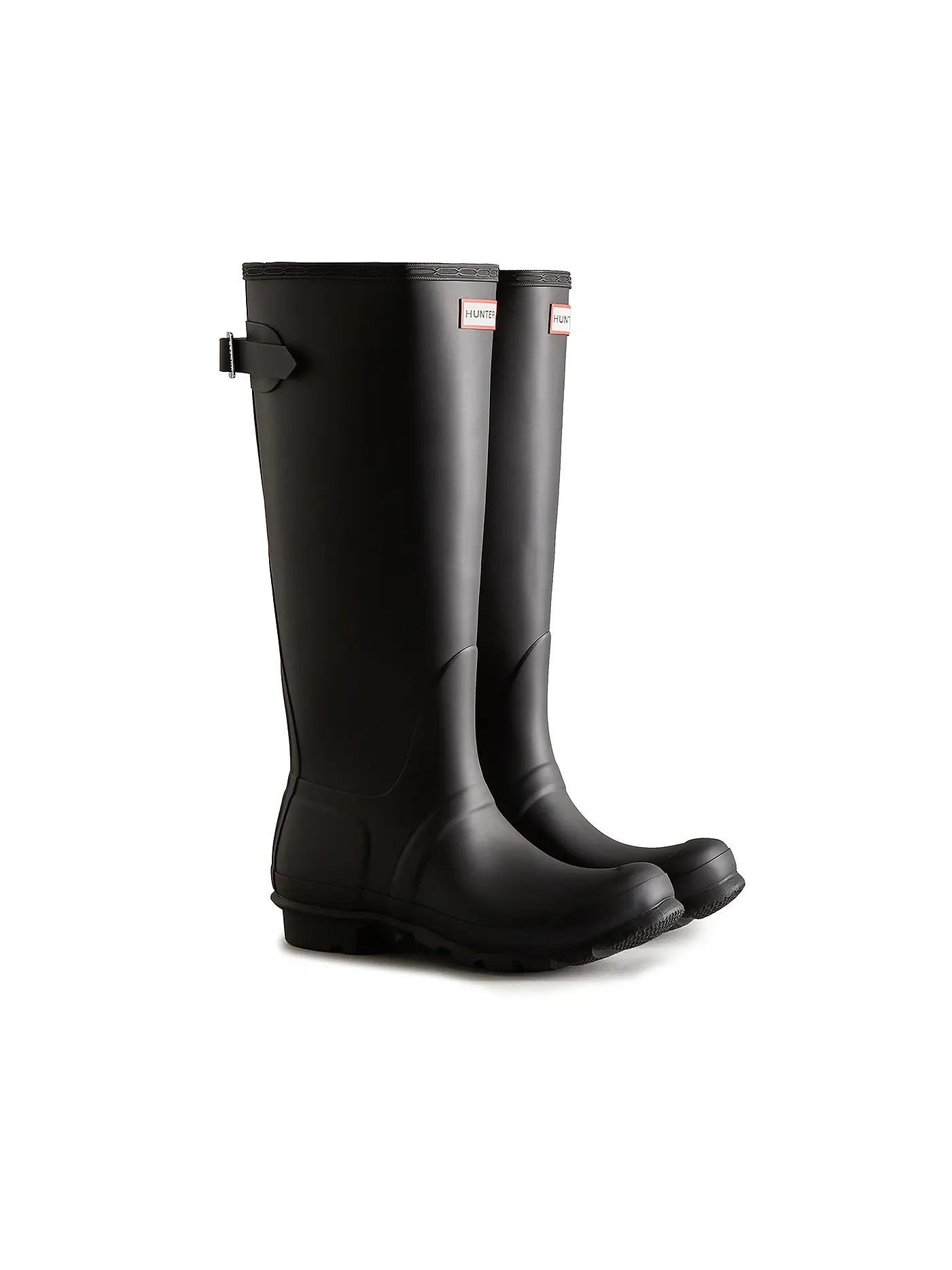 HUNTER BOOT | Gummistiefel ORIGINAL TALL BACK ADJUSTABLE | schwarz