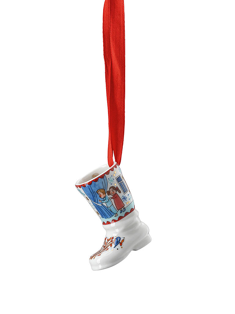 HUTSCHENREUTHER | Collector's Items Christmas Vorfreude Porzellan-Ministiefel | bunt