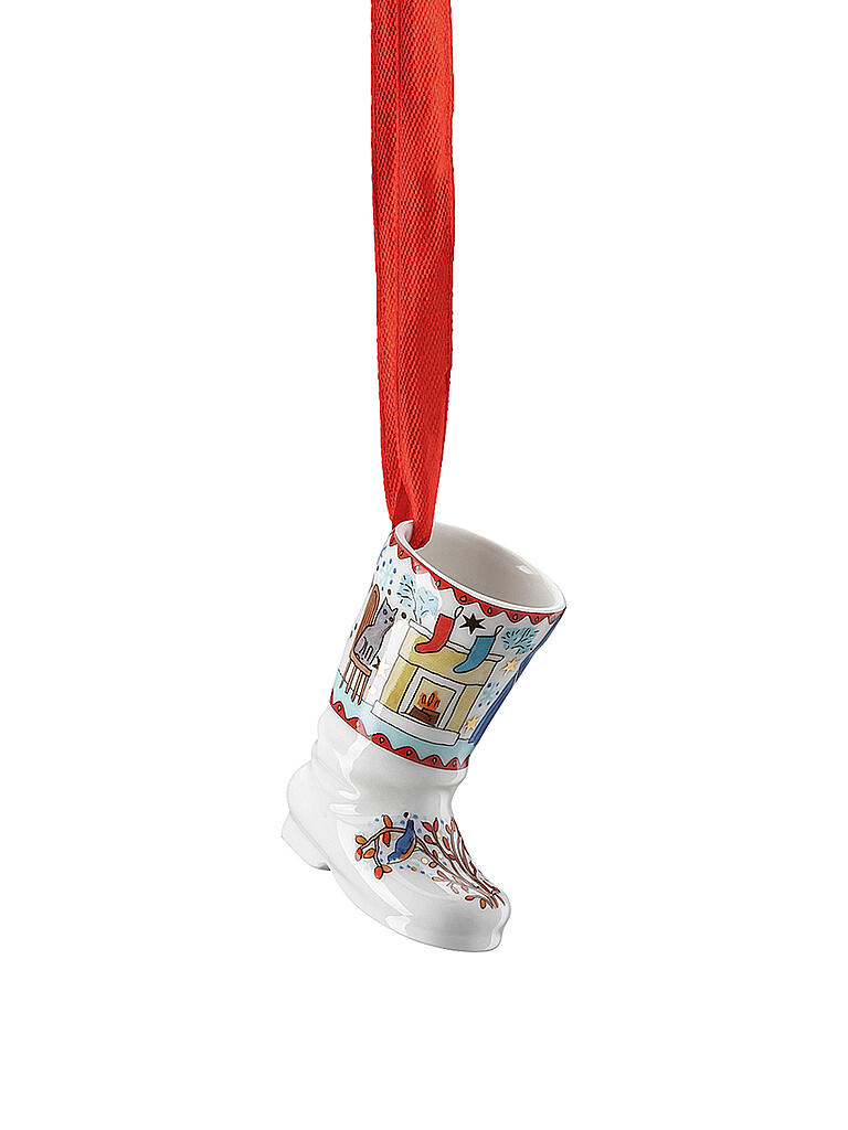 HUTSCHENREUTHER | Collector's Items Christmas Vorfreude Porzellan-Ministiefel | bunt