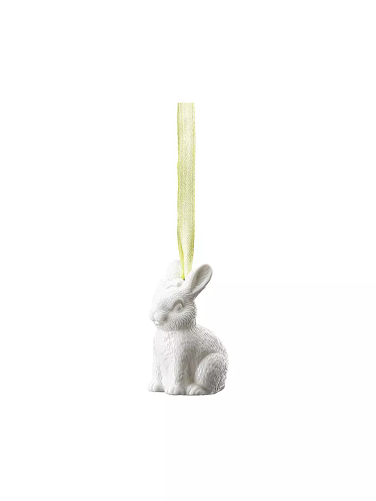 HUTSCHENREUTHER | Oster Anhänger Hase sitzend 6cm | weiss