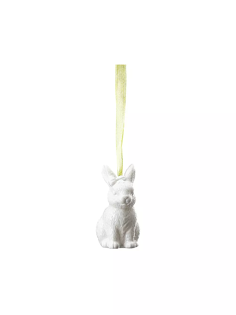 HUTSCHENREUTHER | Oster Anhänger Hase sitzend 6cm | weiss