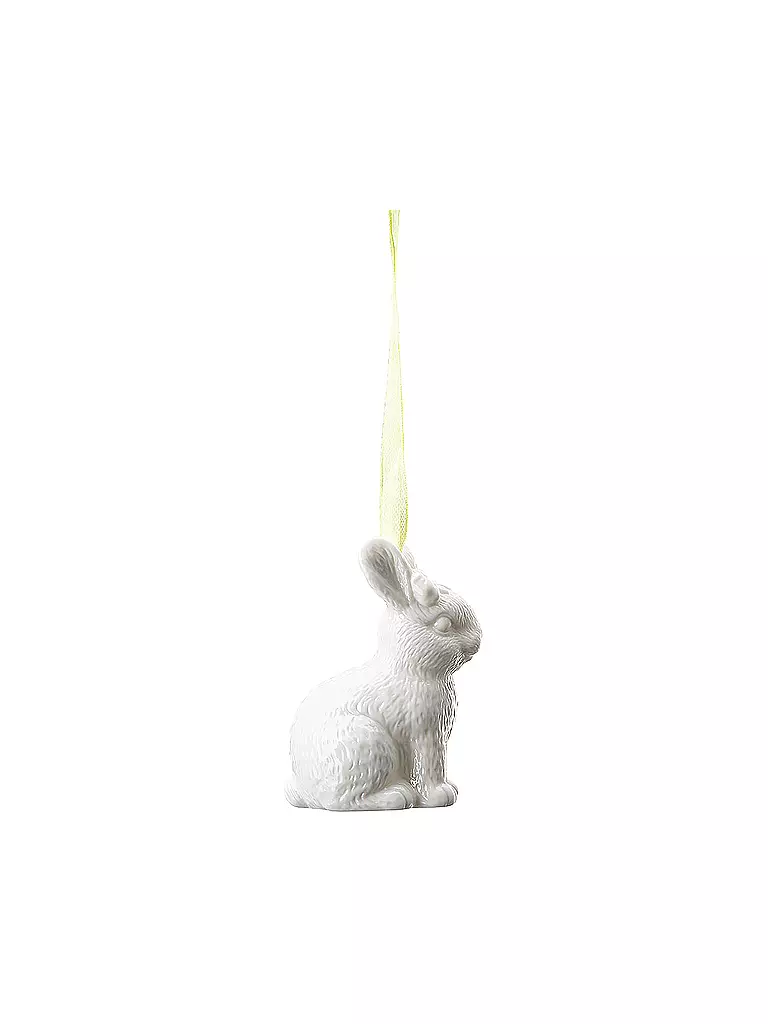 HUTSCHENREUTHER | Oster Anhänger Hase sitzend 6cm | weiss