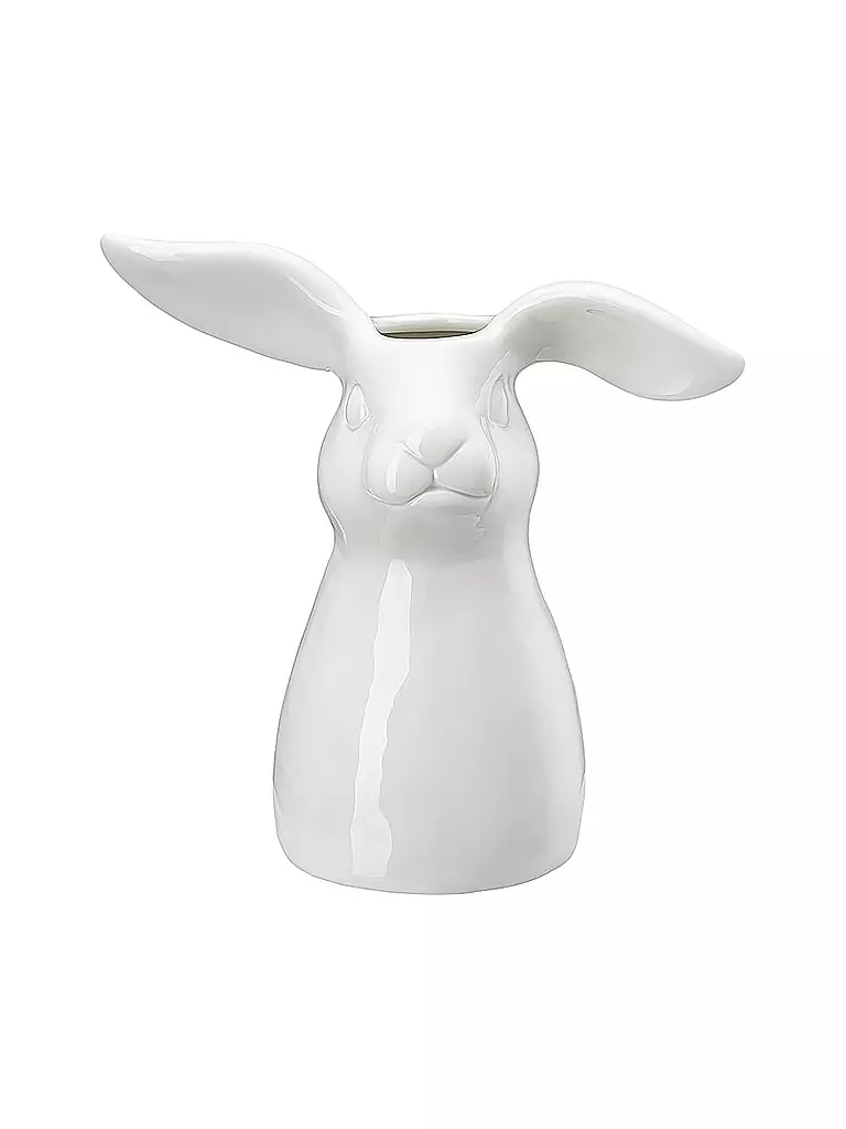HUTSCHENREUTHER | Oster Porzellan Vase Hase 16cm Weiss | weiss
