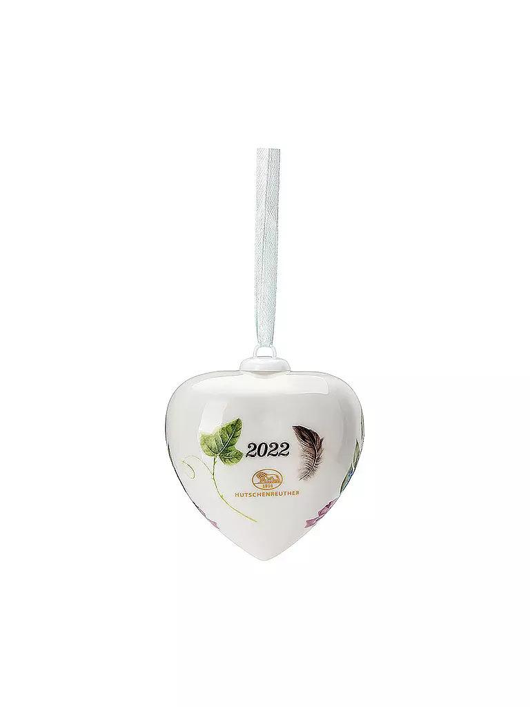 HUTSCHENREUTHER | Porzellan Herz Hase 2022 7cm | bunt
