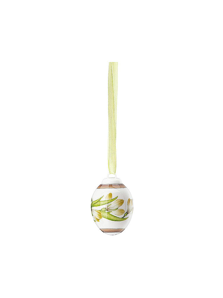 HUTSCHENREUTHER | Porzellan Mini Eier 5cm Schneeglöckchen | bunt