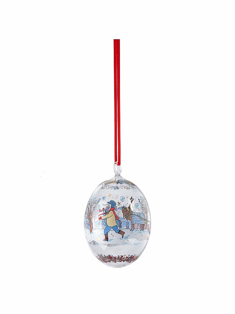 HUTSCHENREUTHER | Weihnachtsschmuck Glas Weihnachtskugel 21 6cm | transparent