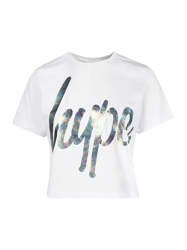 HYPE | T-Shirt Cropped-Fit | weiß