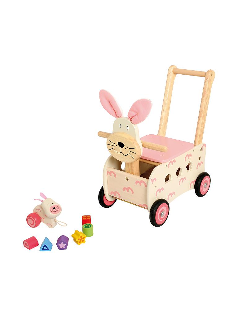 I'M TOY | Holz-Schiebewagen "Hase" | keine Farbe