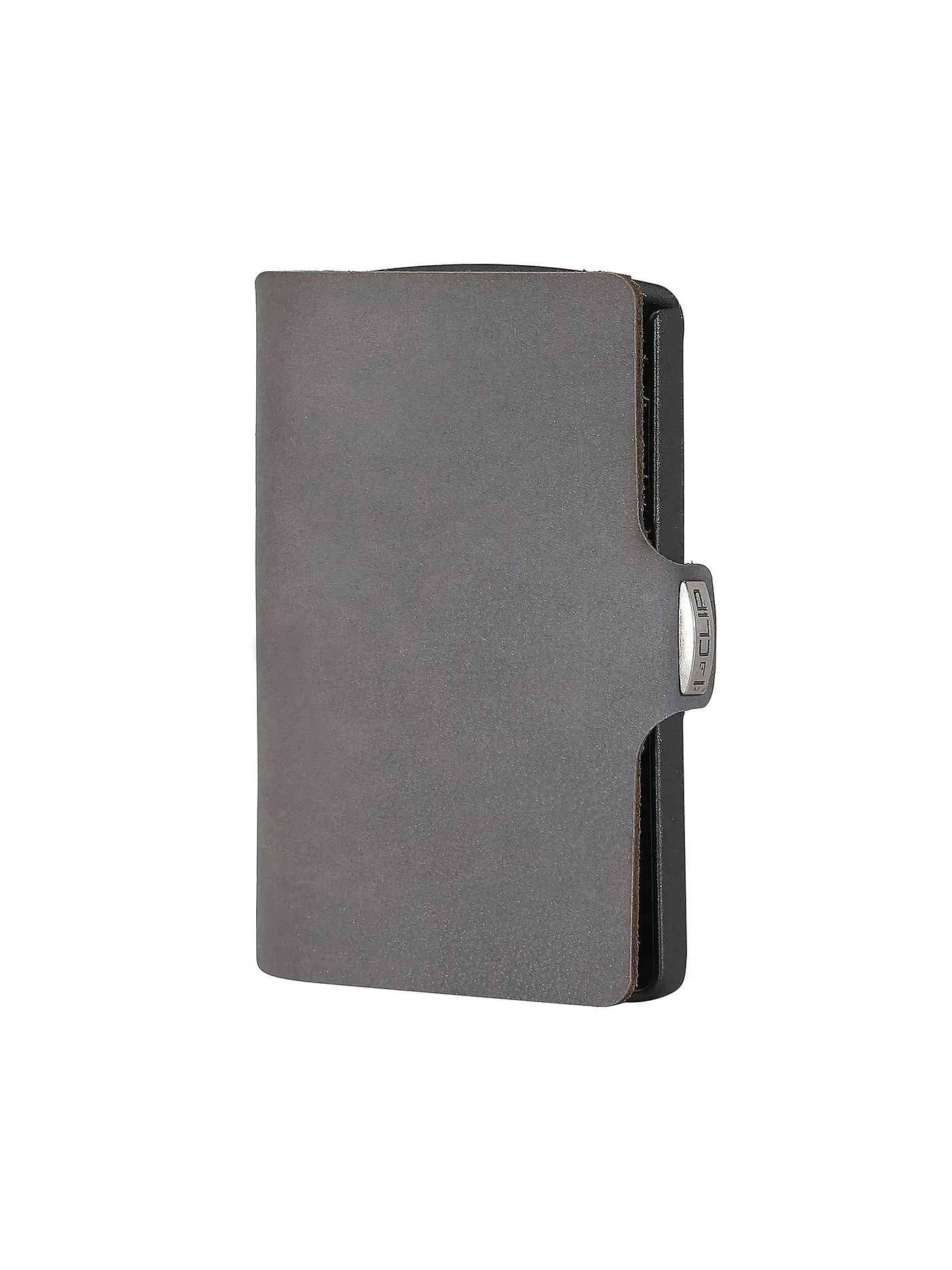 I-CLIP | Kartenetui SOFT TOUCH | grau