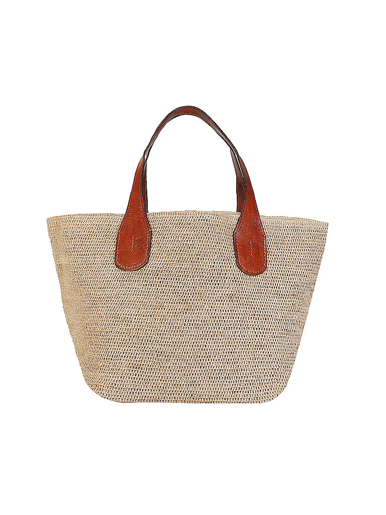 IBELIV Strohtasche - Shopper TOKYO II beige damen
