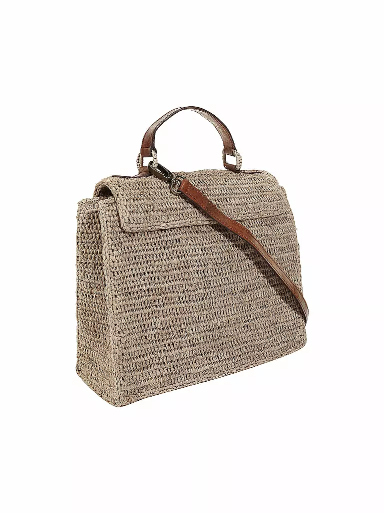 IBELIV | Strohtasche - Henkeltasche Kalo Laniere | beige