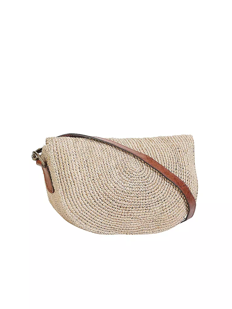 IBELIV | Strohtasche - Mini Bag TIAKO | beige