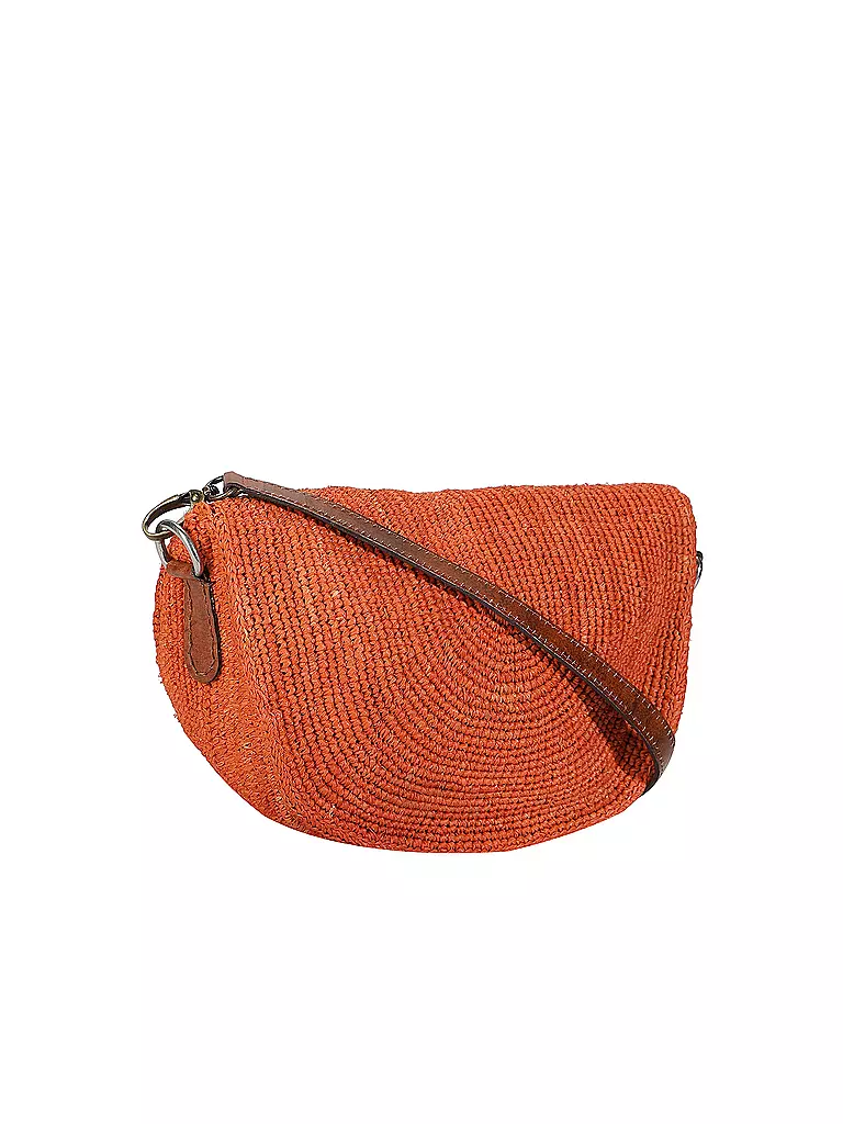IBELIV | Strohtasche - Mini Bag TIAKO | orange