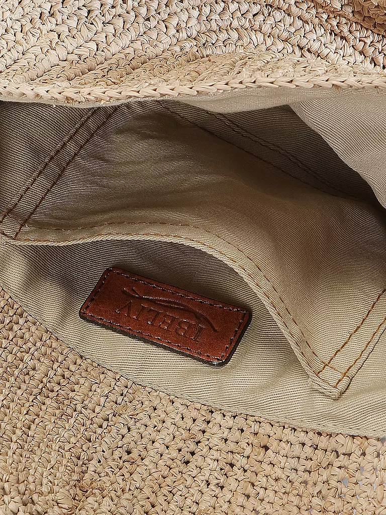 IBELIV | Strohtasche - Mini Bag TIAKO | beige