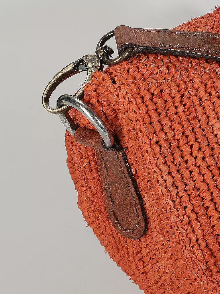 IBELIV | Strohtasche - Mini Bag TIAKO | orange