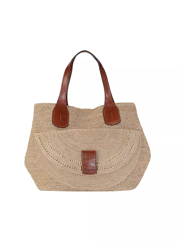 IBELIV | Strohtasche - Shopper LAZA II | beige