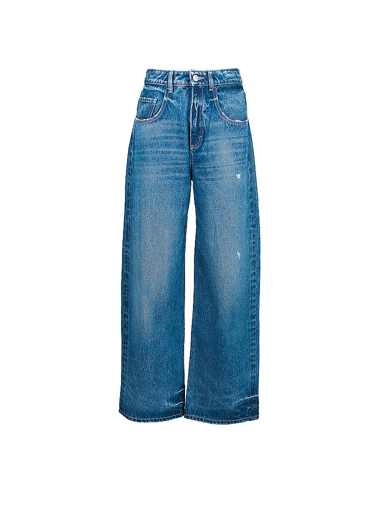 Jeans Flared Fit blau 28 damen