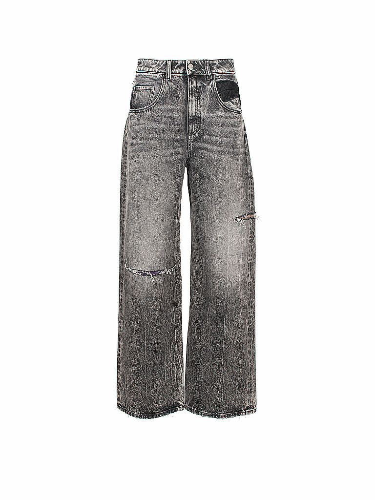 Jeans Flared Fit POPPY grau 29 damen